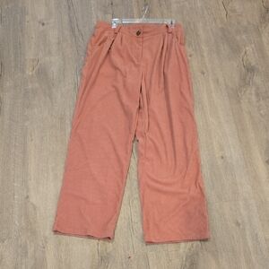 HALARA Women's Corduroy Pants in Rust